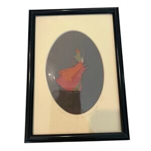Disney Sleeping Beauty 1959 Production Cel of Fairy Godmother Flora Original Art